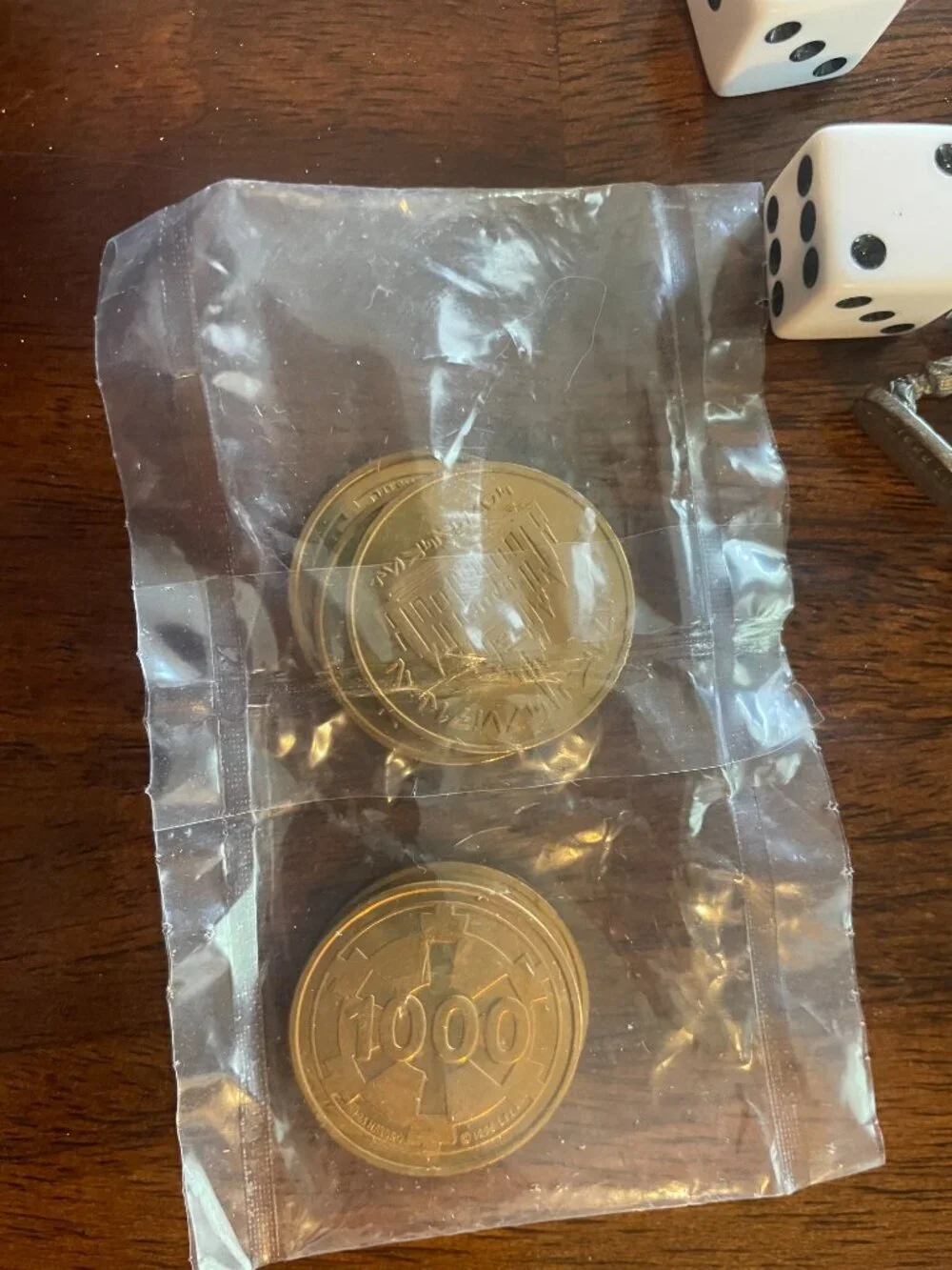 1996 Star Wars Monopoly Limited Collector Edition: 8 Pewter Figures and 5 Coins